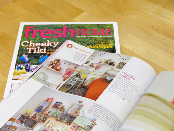Fresh Home Magazine – Page Layout